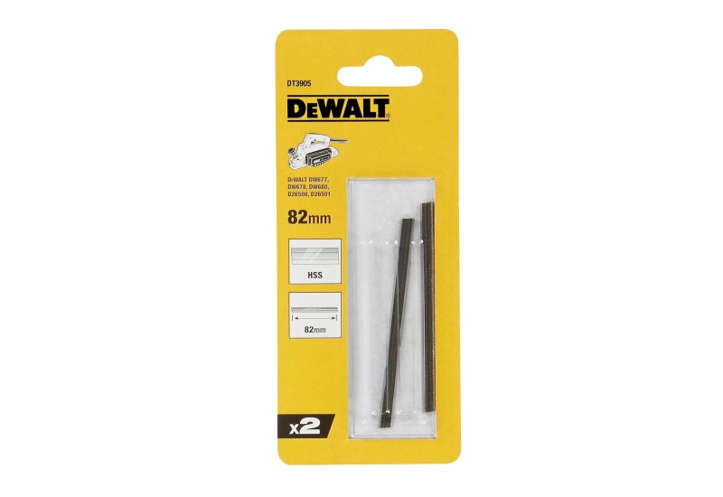 DEWALT - Fers de rabot HSS pour DW677, DW678K, DW678EK, DW680K DEWALT - Fers de rabot HSS pour DW677, DW678K, DW678EK, DW680K