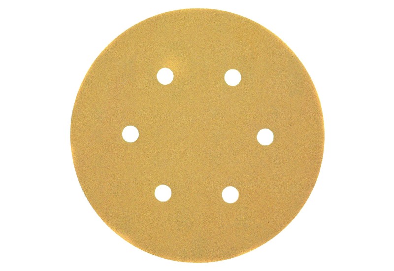 DEWALT - Disque abrasif velcro pour ponceuses excentriques grain 40 - 6 perforations ø 150 mm DEWALT - Disque abrasif velcro pour ponceuses excentriques grain 40 - 6 perforations ø 150 mm
