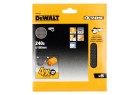 DEWALT - Disque abrasif velcro, structure en maille durée de vie extra longue X4 Ø150 mm grain 240