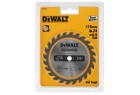 DEWALT - Lame de scie circulaire sans fil carbure Construction, 115x9,5mm, 24 dents