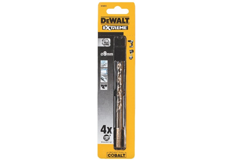 DEWALT - Foret métal HS-Co Extreme 9x81x125 mm DEWALT - Foret métal HS-Co Extreme 9x81x125 mm
