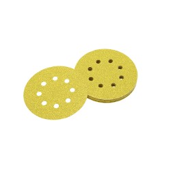 DEWALT - Disque abrasif velcro pour ponceuses excentriques grain 320 - 8 perforations ø 125 mm