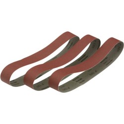 DEWALT - Bande abrasive pour tourets grains pour le travail du métal, du bois et de la céramique, 45 x 715 mm grain 80