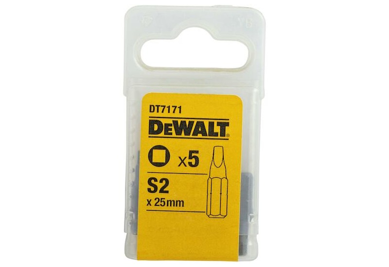 DEWALT - Embout impact torsion carré (Robertson) N°2 DEWALT - Embout impact torsion carré (Robertson) N°2