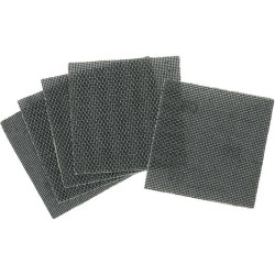 DEWALT - 1/4 feuille abrasive velcro, structure en maille durée de vie extra longue X4 115 x 115 mm grain 80