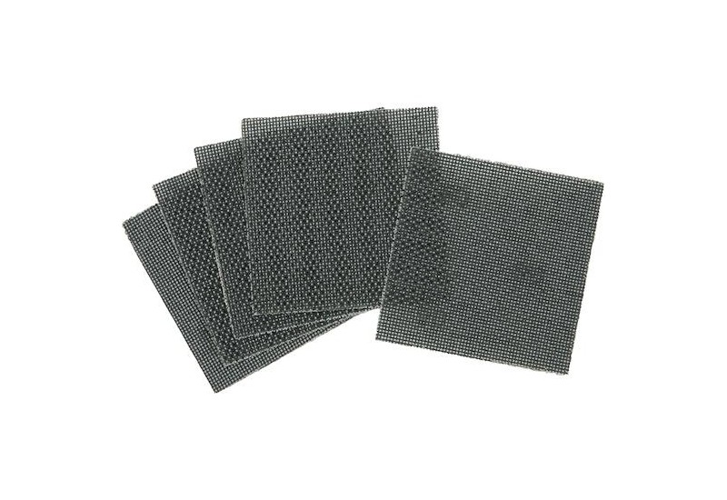DEWALT - 1/4 feuille abrasive velcro, structure en maille durée de vie extra longue X4 115 x 115 mm grain 80