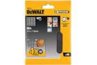 DEWALT - 1/4 feuille abrasive velcro, structure en maille durée de vie extra longue X4 115 x 115 mm grain 80