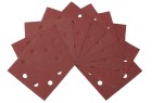 Paquet de 10 feuilles abrasives DeWalt DT3025 grain 240 extra-fin, fixation velcro, pour ponceuse vibrante.