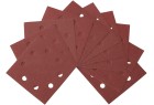 DEWALT - 1/4 feuille abrasive pour ponceuses vibrantes grain 40 - 8 perforations 115x115 mm