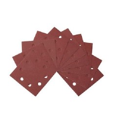 DEWALT - 1/4 feuille abrasive pour ponceuses vibrantes grain 180 - 8 perforations 115x115 mm