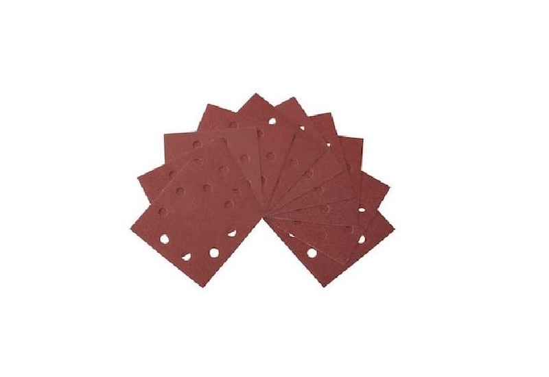 DEWALT - 1/4 feuille abrasive pour ponceuses vibrantes grain 180 - 8 perforations 115x115 mm DEWALT - 1/4 feuille abrasive pour ponceuses vibrantes grain 180 - 8 perforations 115x115 mm