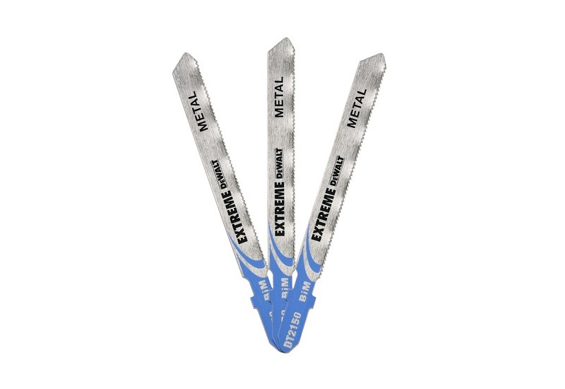 DEWALT - Lame de scie sauteuse métal, alu et cuivre BiM profondeur de coupe inf 3 mm attache en T