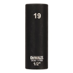 DEWALT - Douilles impact diamètre 19 mm 1/2"