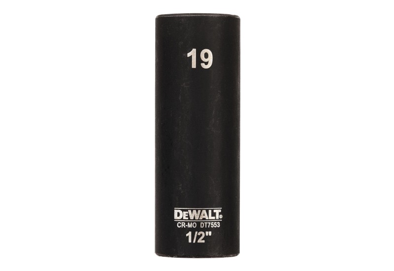 DEWALT - Douilles impact diamètre 19 mm 1/2"
