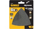 DEWALT - Abrasif velcro section maille 240 - durée de vie x4 pour multi-cutter