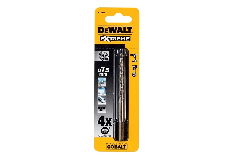DEWALT - Foret métal HSS-CO Extreme 7.5x69x109 mm DEWALT - Foret métal HSS-CO Extreme 7.5x69x109 mm