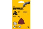 DEWALT - Abrasif velcro pour ponceuses delta velcro grain 40 - 6 perforations 93x93mm