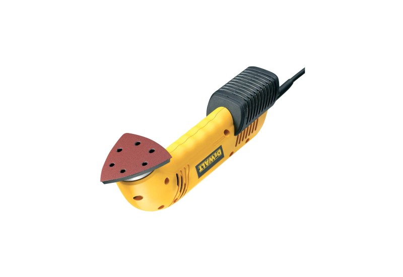 DEWALT - Abrasif velcro pour ponceuses delta velcro grain 40 - 6 perforations 93x93mm