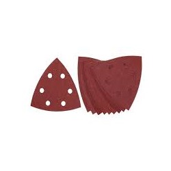 DEWALT - Abrasif velcro pour ponceuses delta velcro grain 180 - 6 perforations 93x93 mm