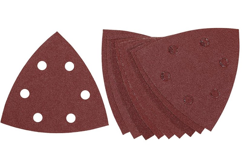 DEWALT - Abrasif velcro pour ponceuses delta velcro grain 80 - 6 perforations 93x93 mm