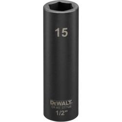 DEWALT - Douilles impact diamètre 15 mm 1/2"