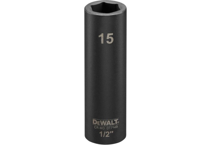 DEWALT - Douilles impact diamètre 15 mm 1/2"