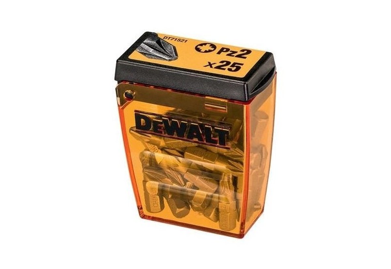 DEWALT - Boite de 25 embouts de vissage PZ2 25 mm DEWALT - Boite de 25 embouts de vissage PZ2 25 mm