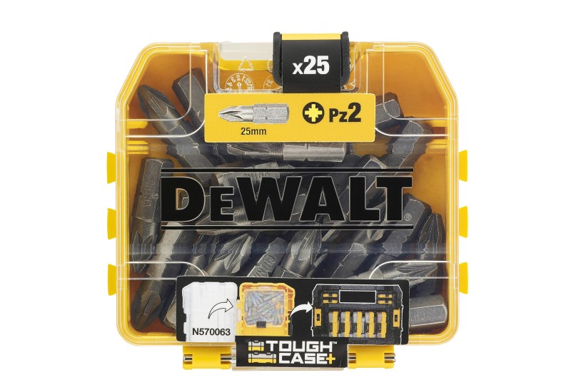 DEWALT - Boite de 25 embouts de vissage PZ2 25 mm DEWALT - Boite de 25 embouts de vissage PZ2 25 mm