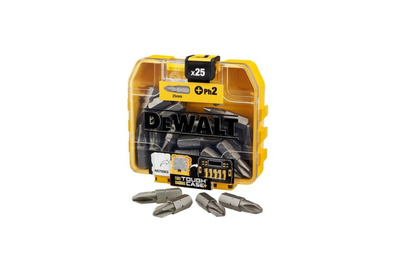DEWALT - Boite de 25 embouts de vissage Ph2 25 mm DEWALT - Boite de 25 embouts de vissage Ph2 25 mm
