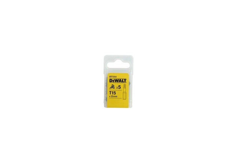 DEWALT - Embouts 25 mm T15 DEWALT - Embouts 25 mm T15