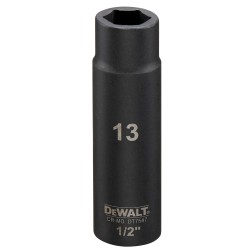 DEWALT - Douilles impact diamètre 13 mm 1/2"