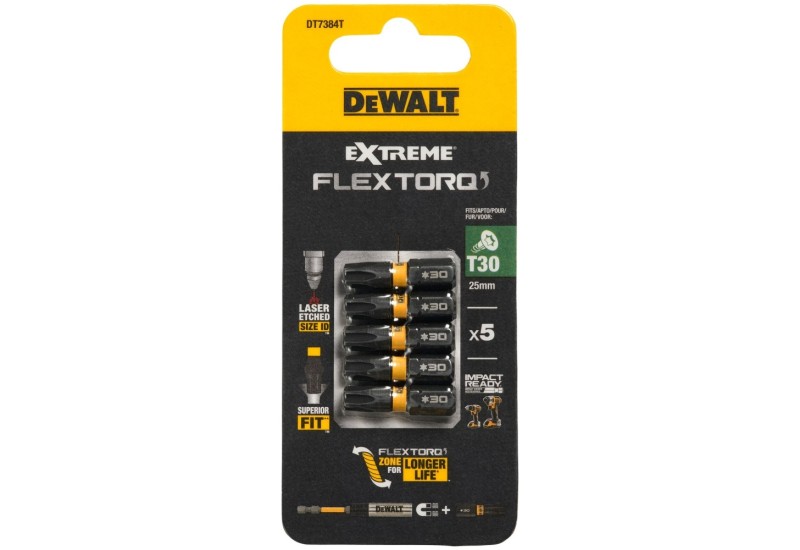 DEWALT - Embout impact Torsion 25 mm T30 DEWALT - Embout impact Torsion 25 mm T30