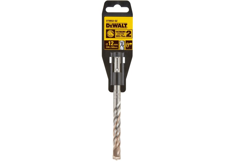 DEWALT - Foret béton SDS-Plus Extreme 2 taillants 12x100x160 mm DEWALT - Foret béton SDS-Plus Extreme 2 taillants 12x100x160 mm