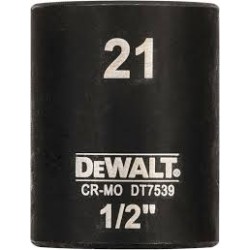 DEWALT - Douilles impact diamètre 21 mm 1/2"