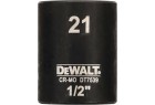 DEWALT - Douilles impact diamètre 21 mm 1/2"