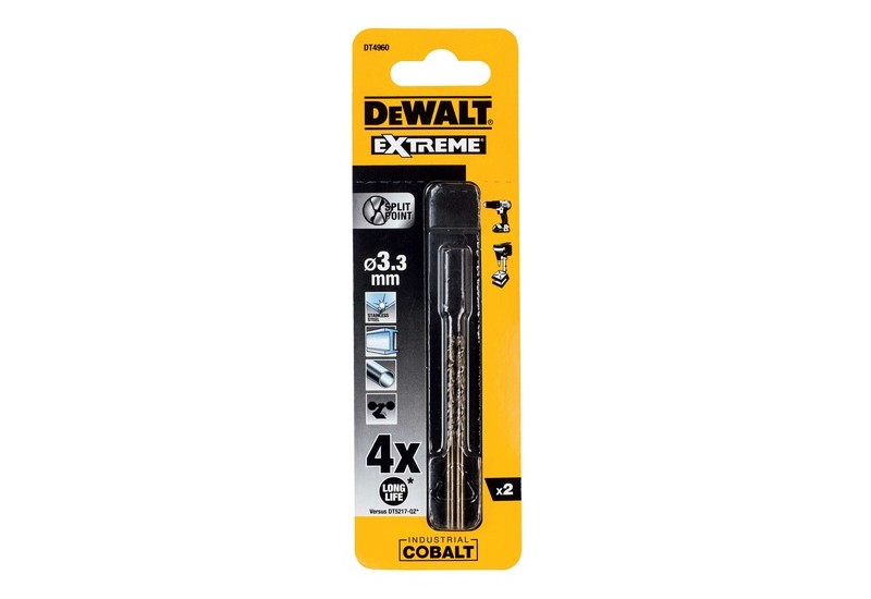 DEWALT - Foret métal HS-Co Extreme 3.3x36x65 mm DEWALT - Foret métal HS-Co Extreme 3.3x36x65 mm