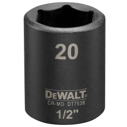 DEWALT - Douilles impact diamètre 20 mm 1/2"