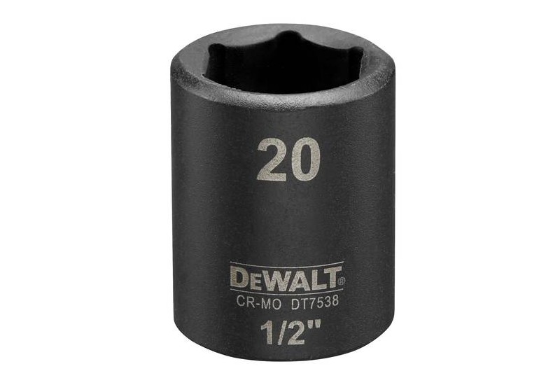 DEWALT - Douilles impact diamètre 20 mm 1/2"