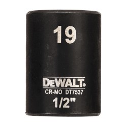DEWALT - Douilles impact diamètre 19 mm 1/2"
