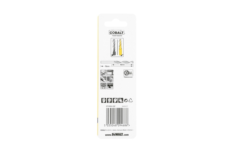 DEWALT - Foret métal HS-Co Extreme 4x43x75 mm DEWALT - Foret métal HS-Co Extreme 4x43x75 mm
