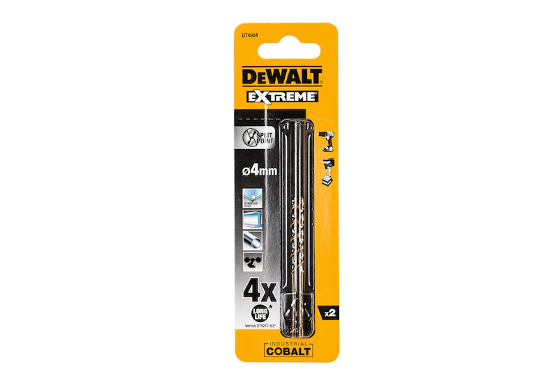 DEWALT - Foret métal HS-Co Extreme 4x43x75 mm DEWALT - Foret métal HS-Co Extreme 4x43x75 mm