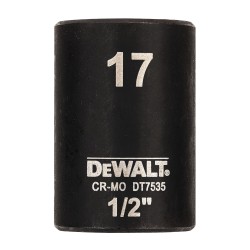 DEWALT - Douilles impact diamètre 17 mm 1/2"