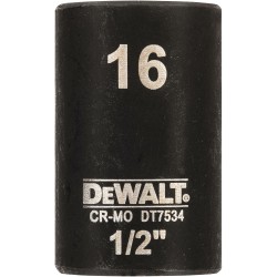DEWALT - Douilles impact diamètre 16 mm 1/2"