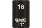 DEWALT - Douilles impact diamètre 16 mm 1/2"