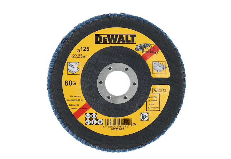 DEWALT - Disque a lamelles type 29 - grain 80 ø 125 mm