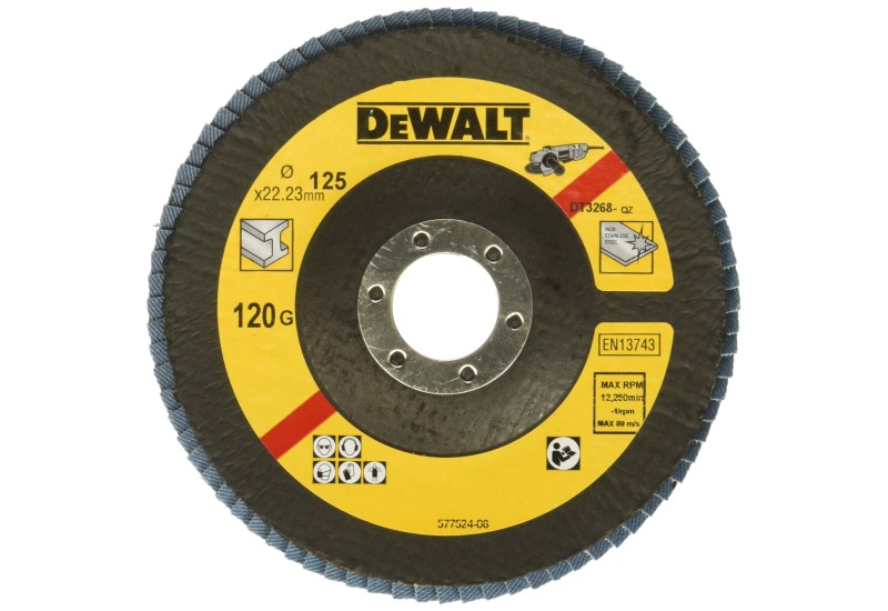 DEWALT - Disque à lamelles Type 29 - grain 120 Ø 125 mm