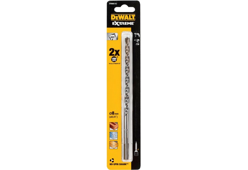 DEWALT - Foret béton Extreme 8 x 150 x 200 mm DEWALT - Foret béton Extreme 8 x 150 x 200 mm
