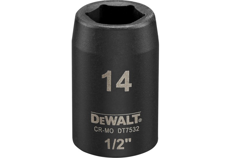 DEWALT - Douilles impact diamètre 14 mm 1/2"