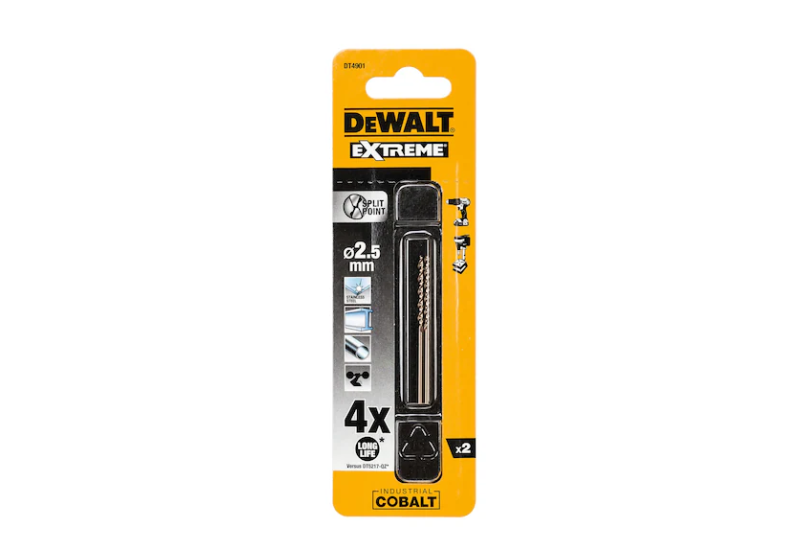 DEWALT - Foret métal HSS-CO Extreme 2.5x30x57 mm DEWALT - Foret métal HSS-CO Extreme 2.5x30x57 mm