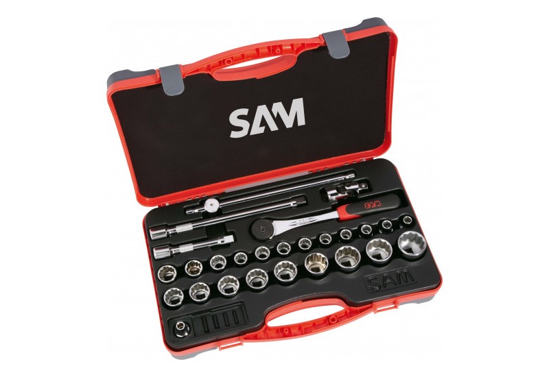 Coffret 27 outils 1/2″ SAM Outillage Coffret 27 outils 1/2″ SAM Outillage